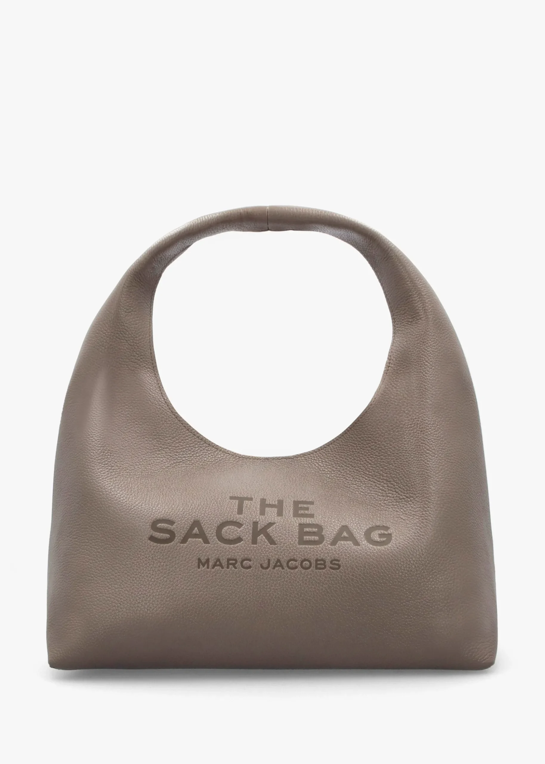 The Sack Large Cement Leather Shoulder Bag