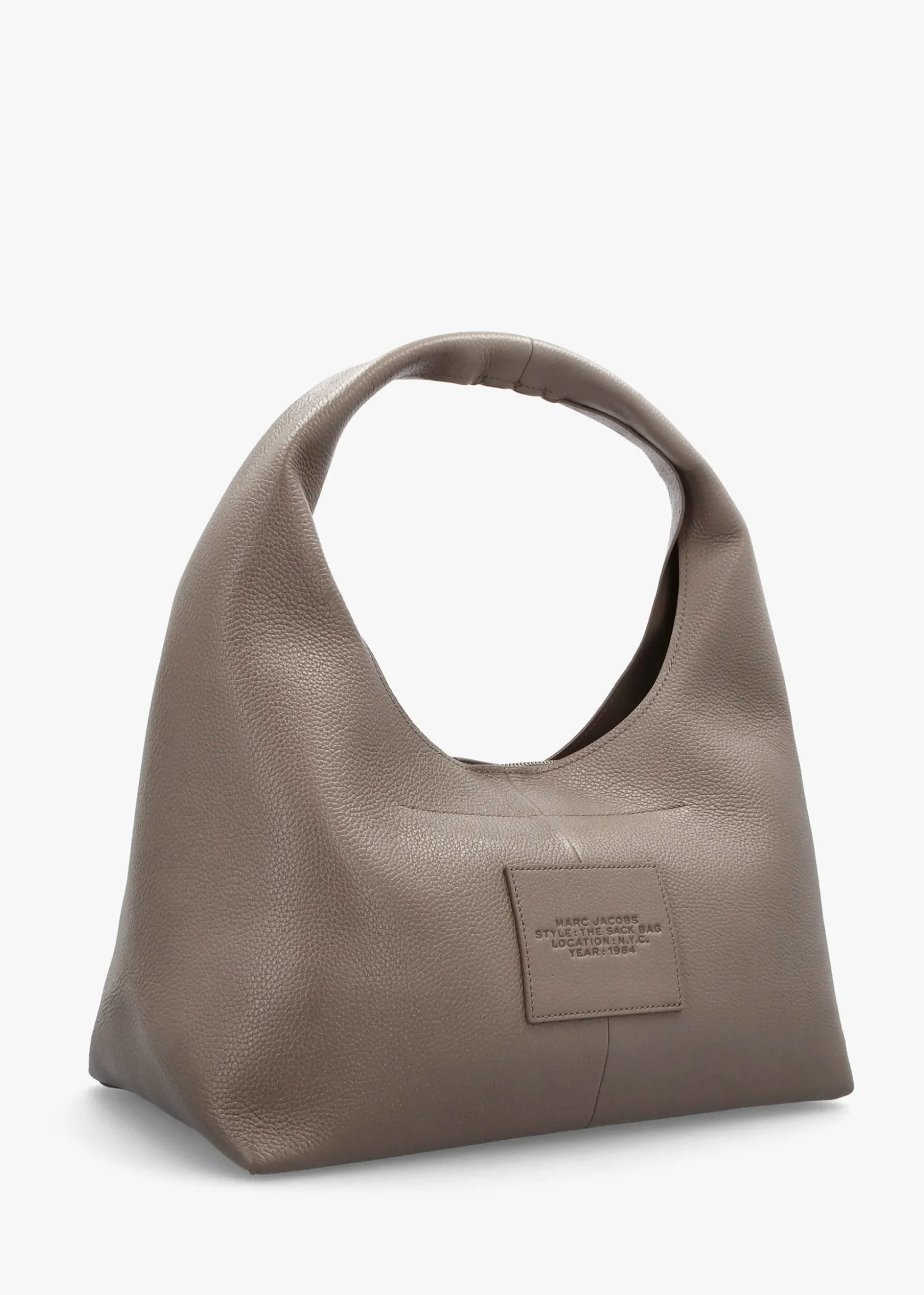 The Sack Large Cement Leather Shoulder Bag