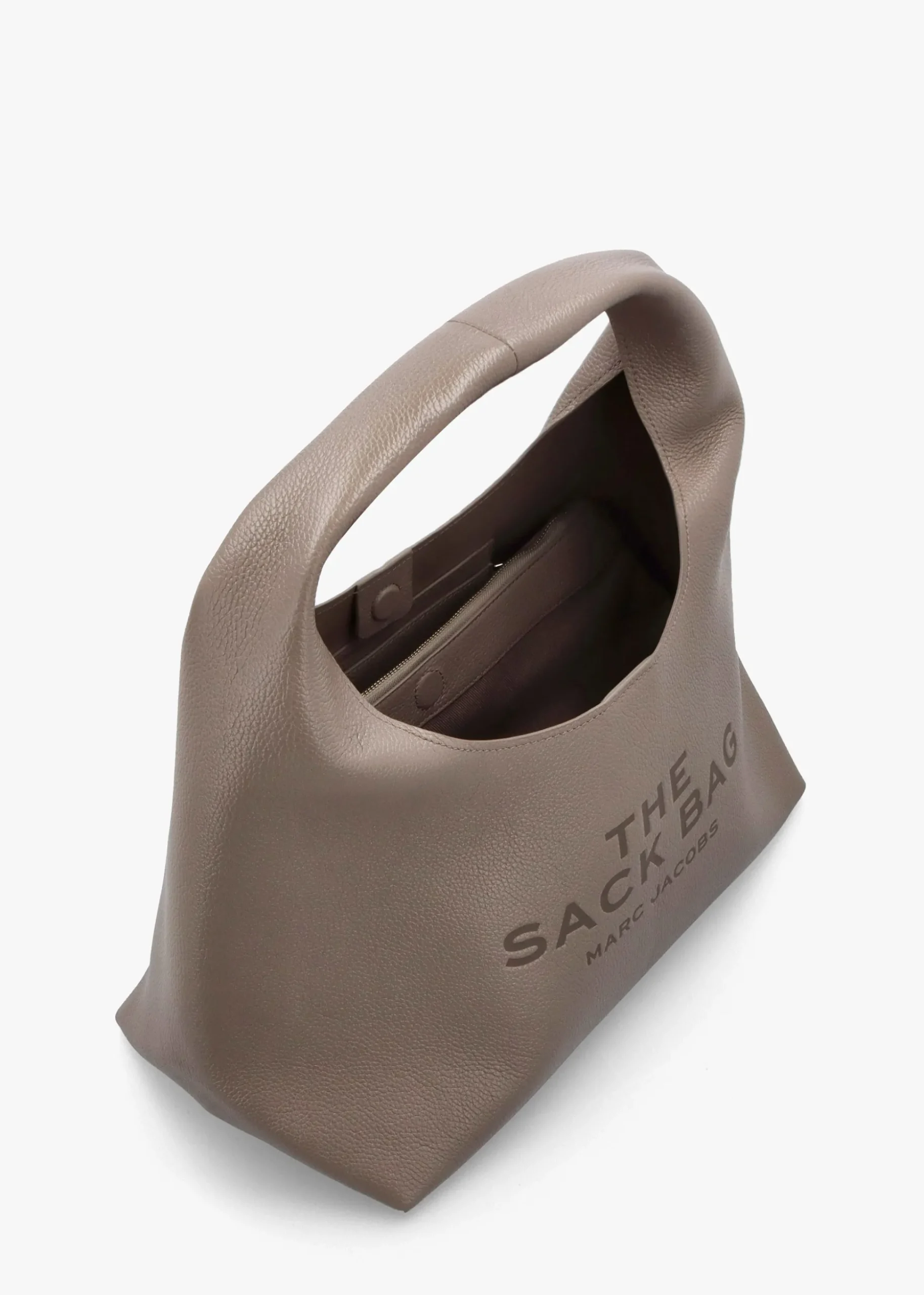 The Sack Large Cement Leather Shoulder Bag