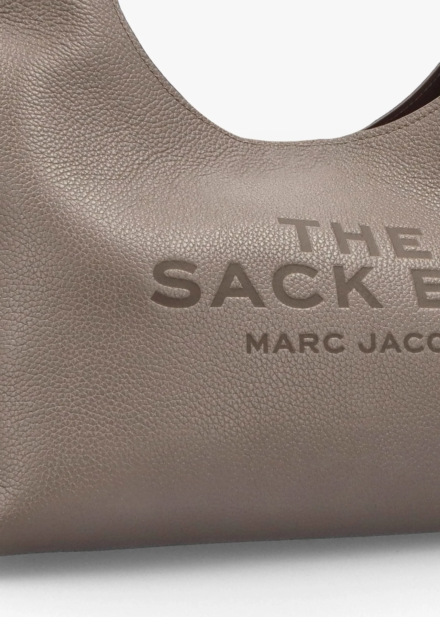 The Sack Large Cement Leather Shoulder Bag