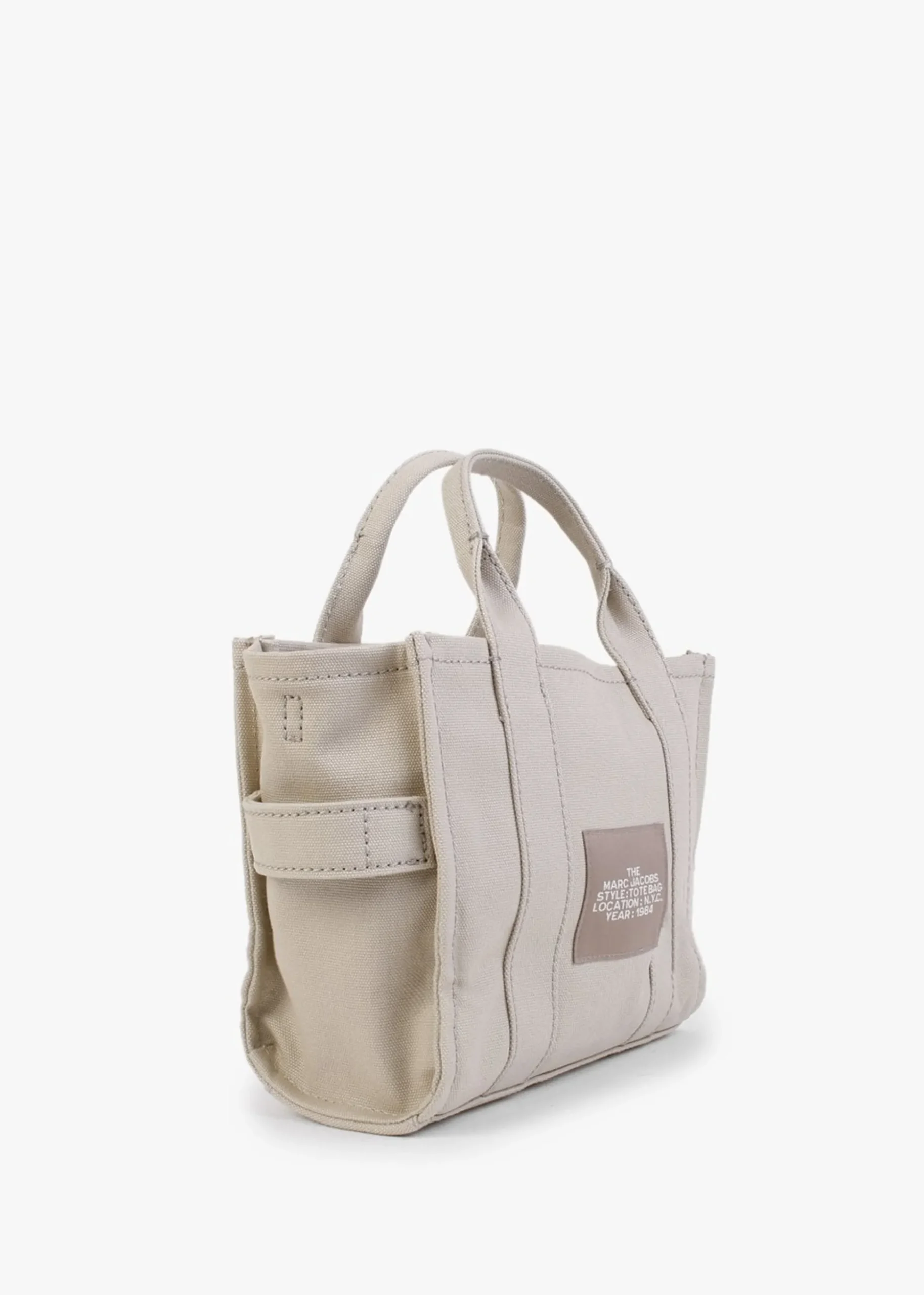 The Small Beige Canvas Tote Bag
