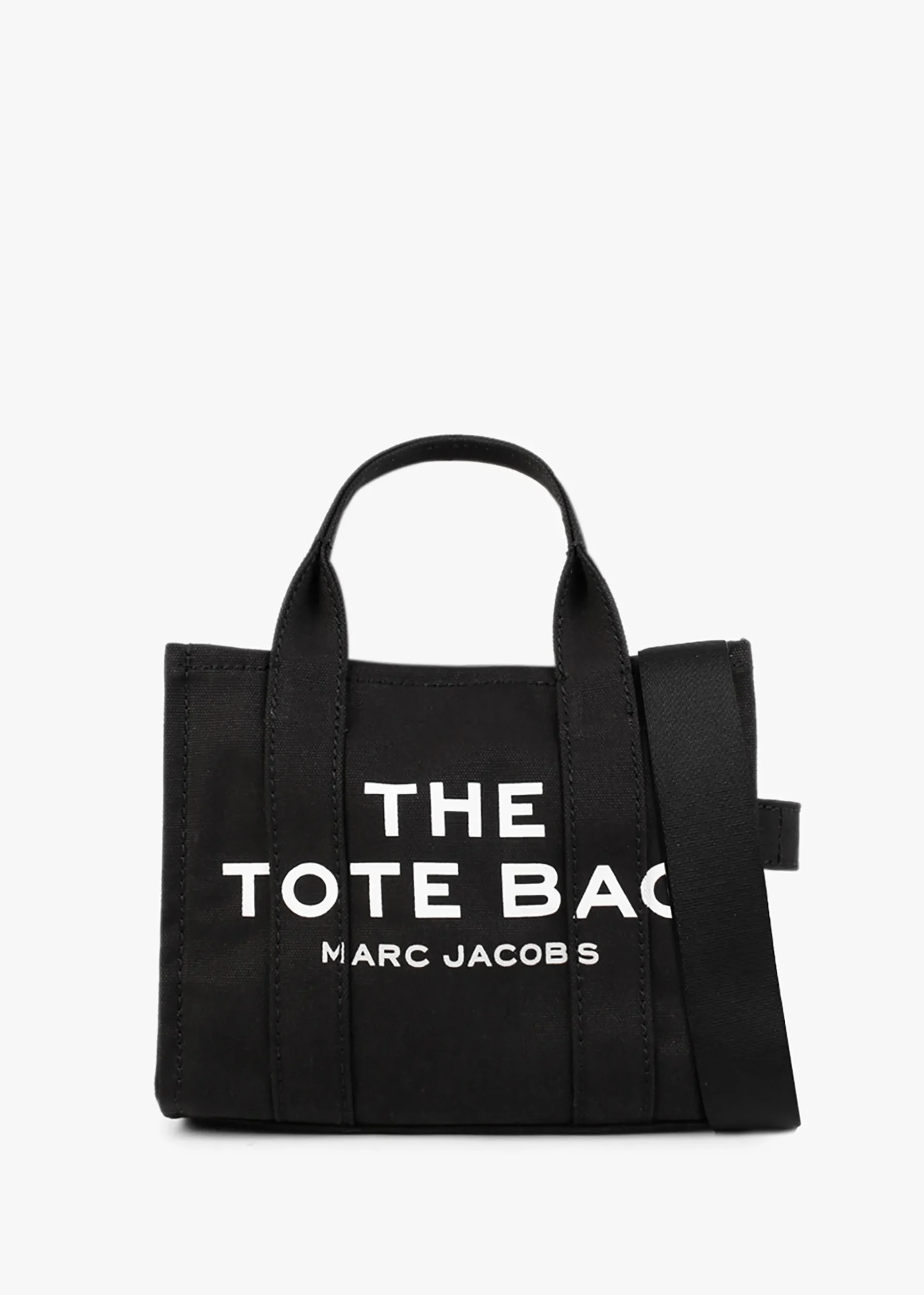 The Small Black Canvas Tote Bag