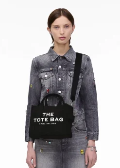 The Small Black Canvas Tote Bag