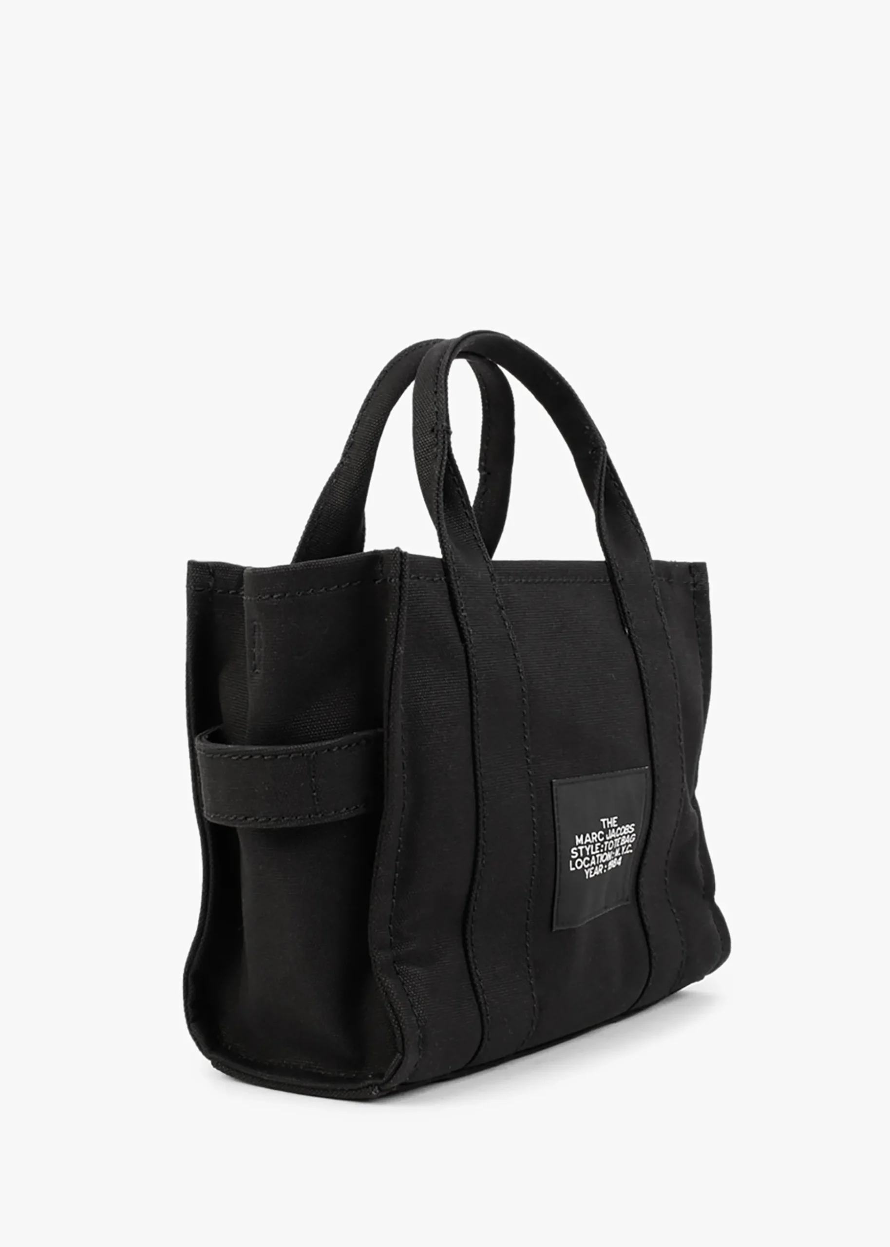 The Small Black Canvas Tote Bag