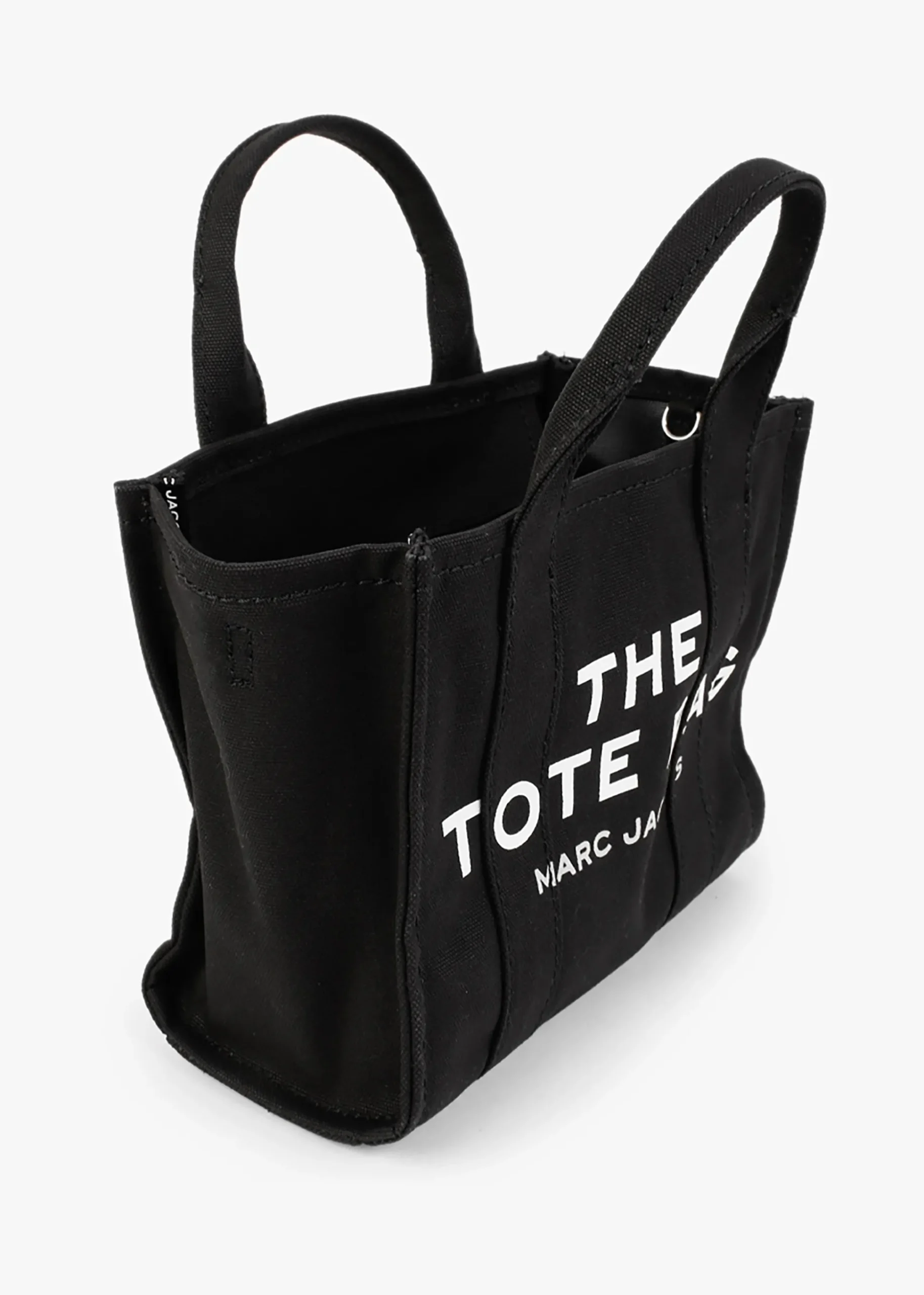 The Small Black Canvas Tote Bag