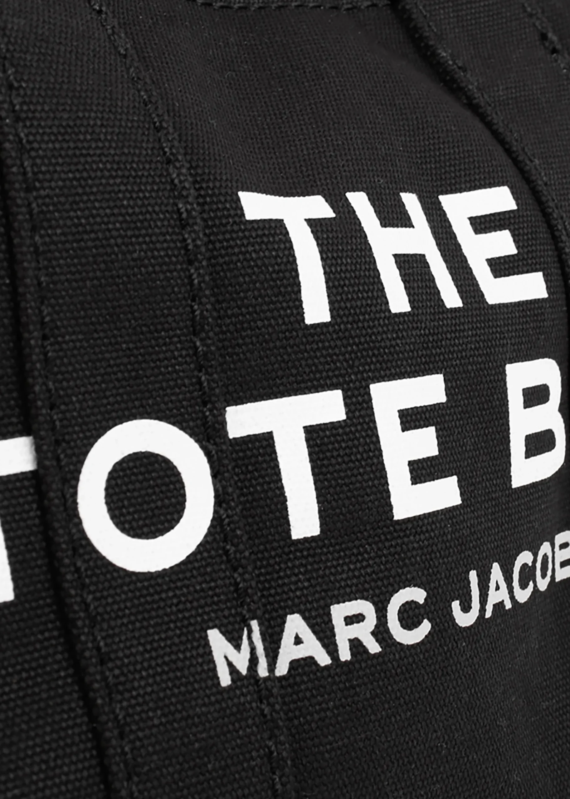 The Small Black Canvas Tote Bag
