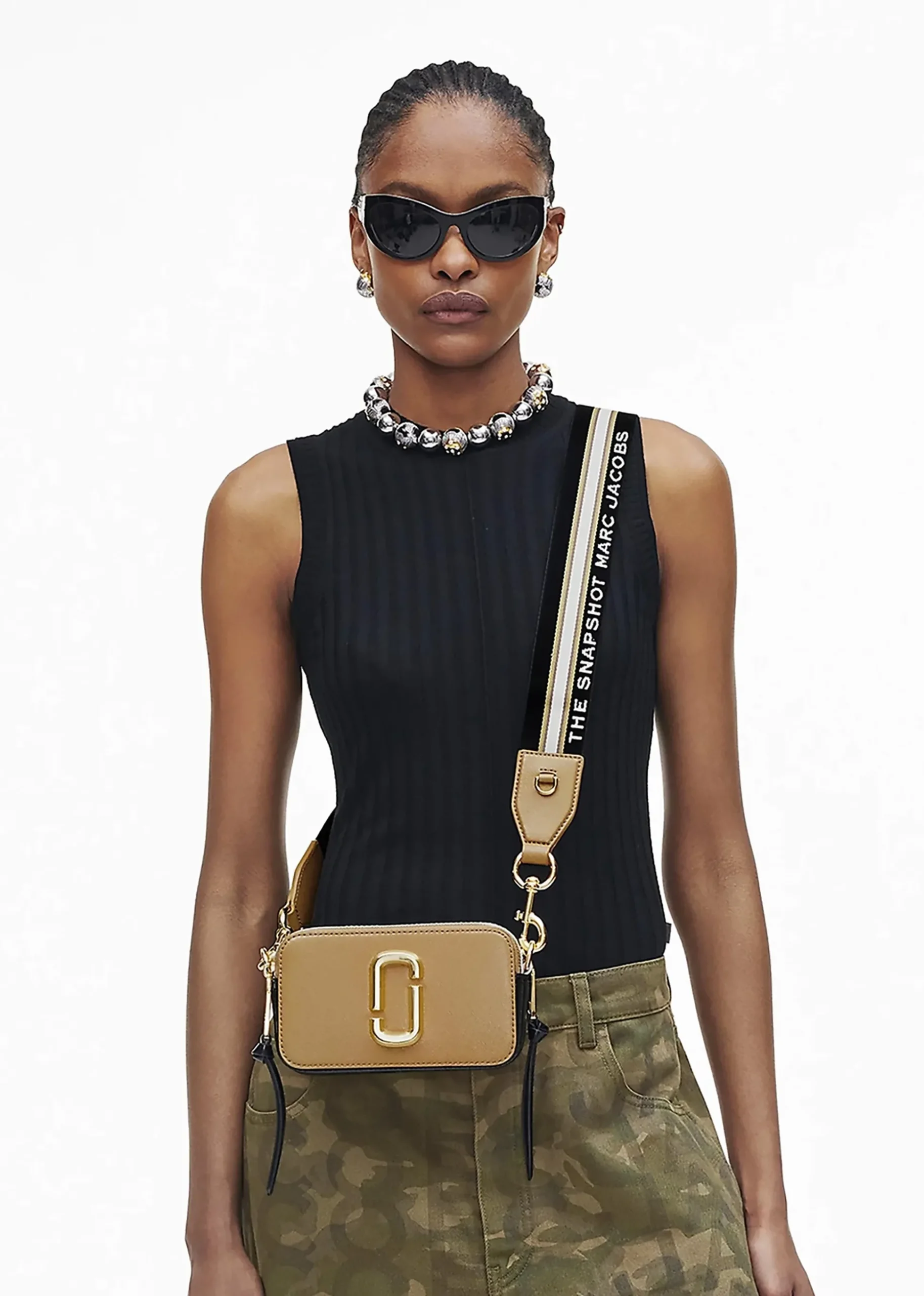 The Snapshot Camel Multi Leather Camera Bag