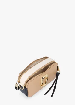 The Snapshot Camel Multi Leather Camera Bag