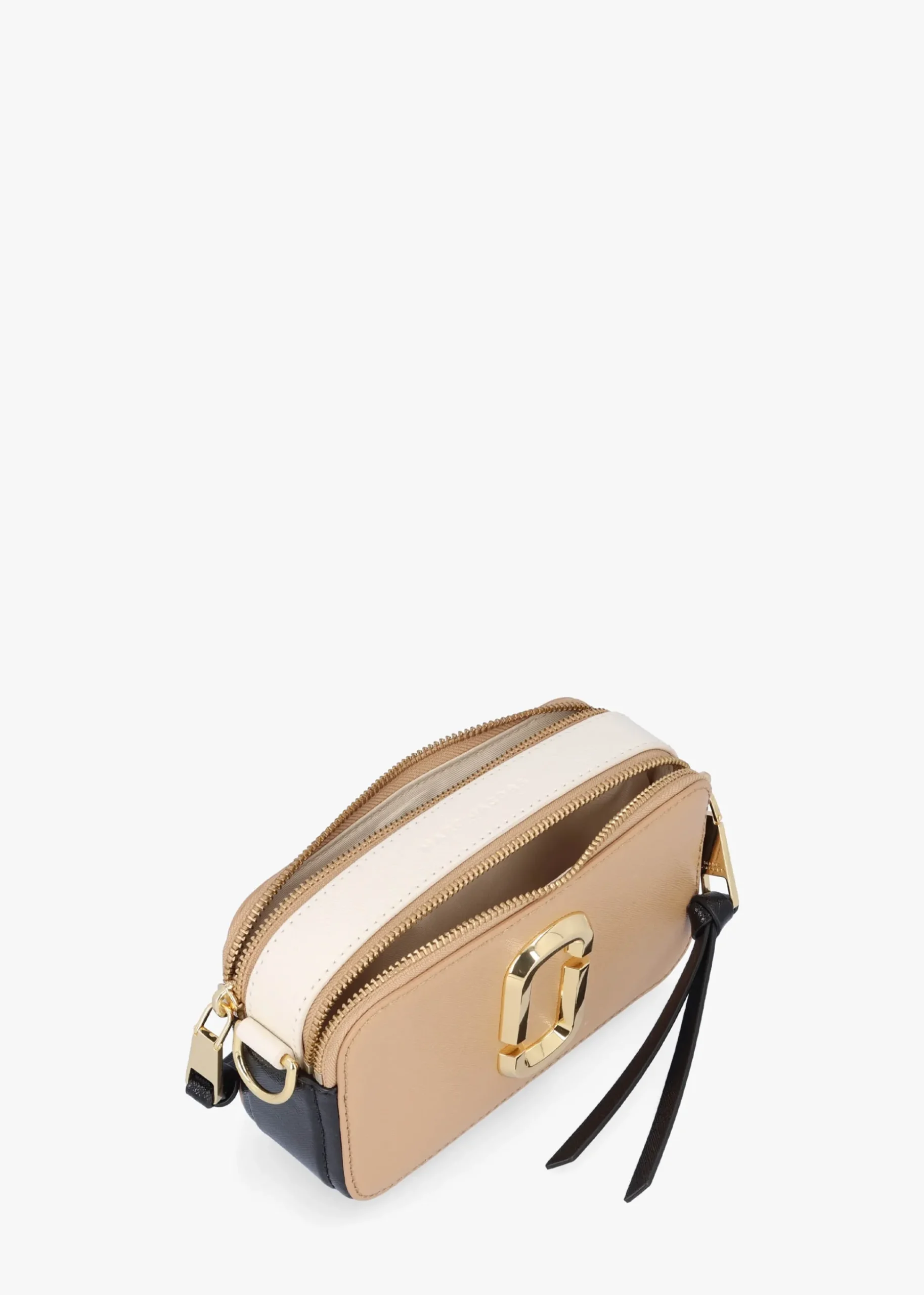 The Snapshot Camel Multi Leather Camera Bag