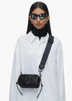 The Snapshot DTM Black Leather Camera Bag