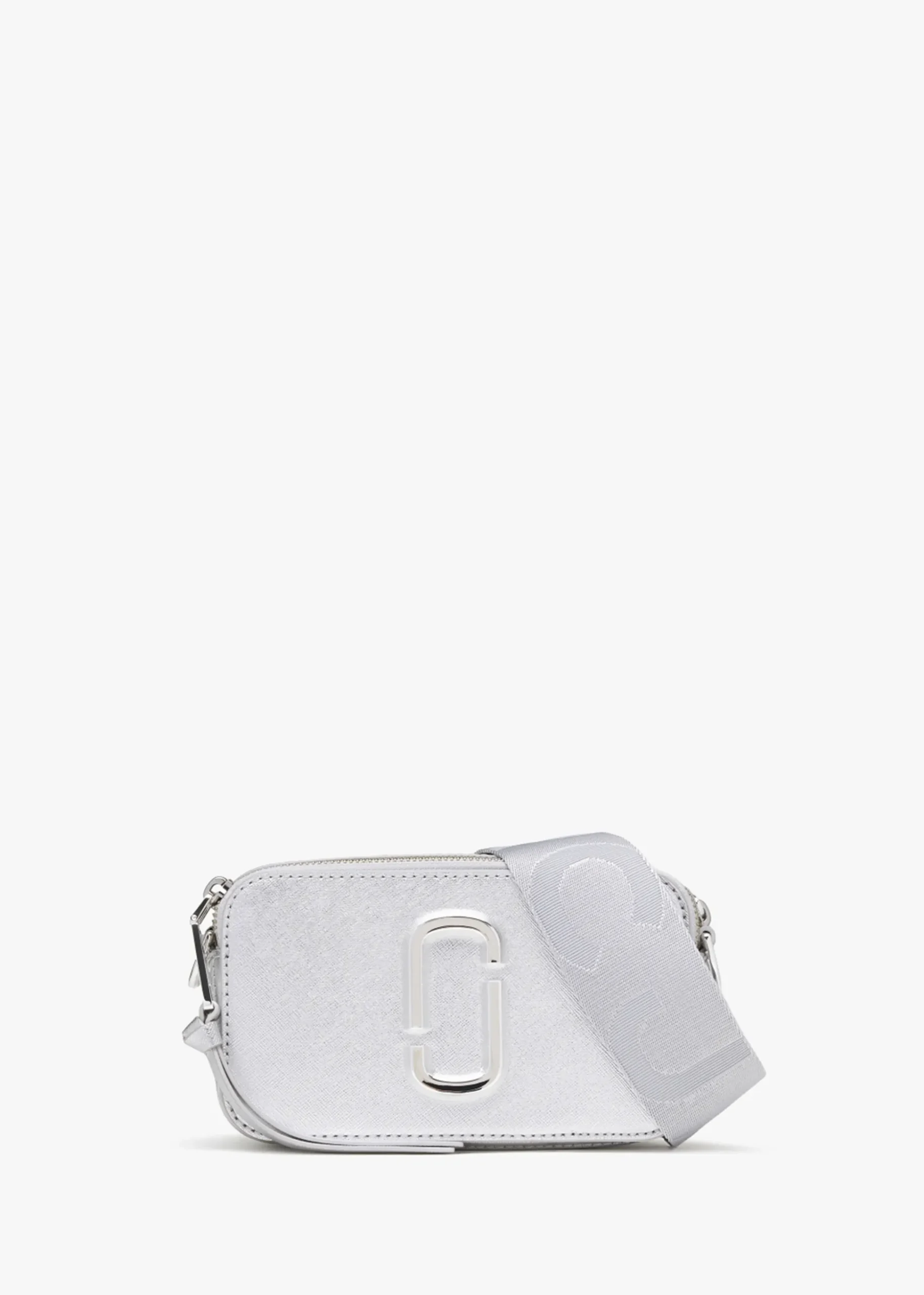 The Snapshot DTM Silver Leather Camera Bag