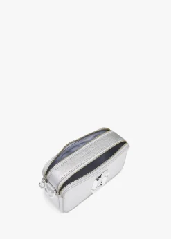 The Snapshot DTM Silver Leather Camera Bag