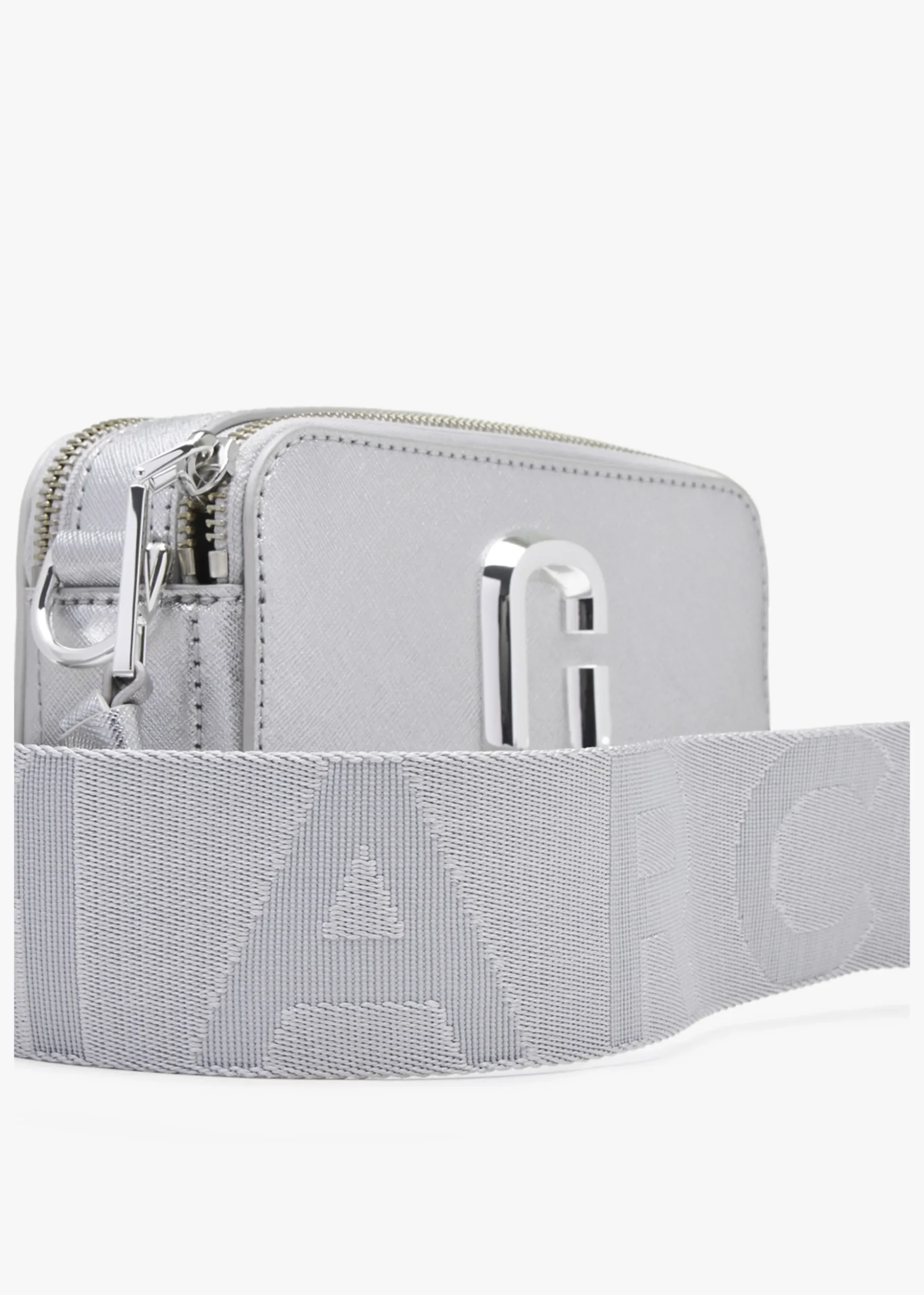The Snapshot DTM Silver Leather Camera Bag