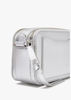The Snapshot DTM Silver Leather Camera Bag