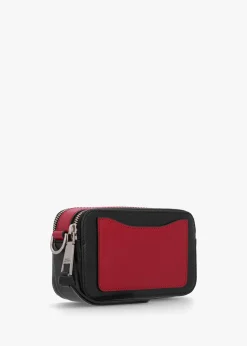 The Zebra Calf Hair Snapshot Black & White Leather Camera Bag