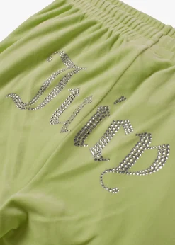 Tina Butterfly Velour Diamante Track Pants
