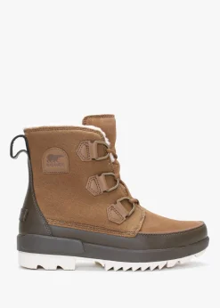 Torino II Parc Shearling Velvet Tan Olive Green Waterproof Boots