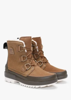 Torino II Parc Shearling Velvet Tan Olive Green Waterproof Boots