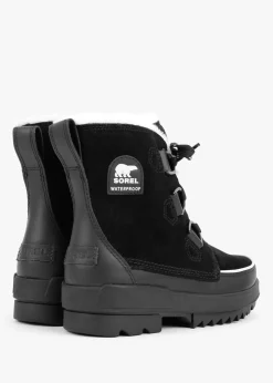 Torino II Parc Shearling Black Leather Waterproof Boots