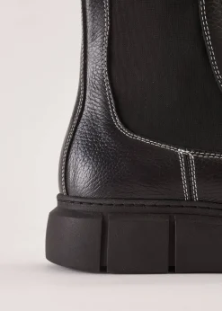 Tove Bicolour Black Leather Chelsea Boot