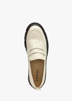 Treasure Cream Leather Chunky Loafers
