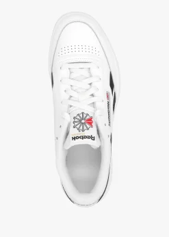 Unisex Club C Revenge White Black White Leather Tennis Trainers