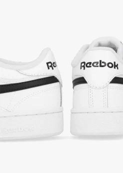 Unisex Club C Revenge White Black White Leather Tennis Trainers