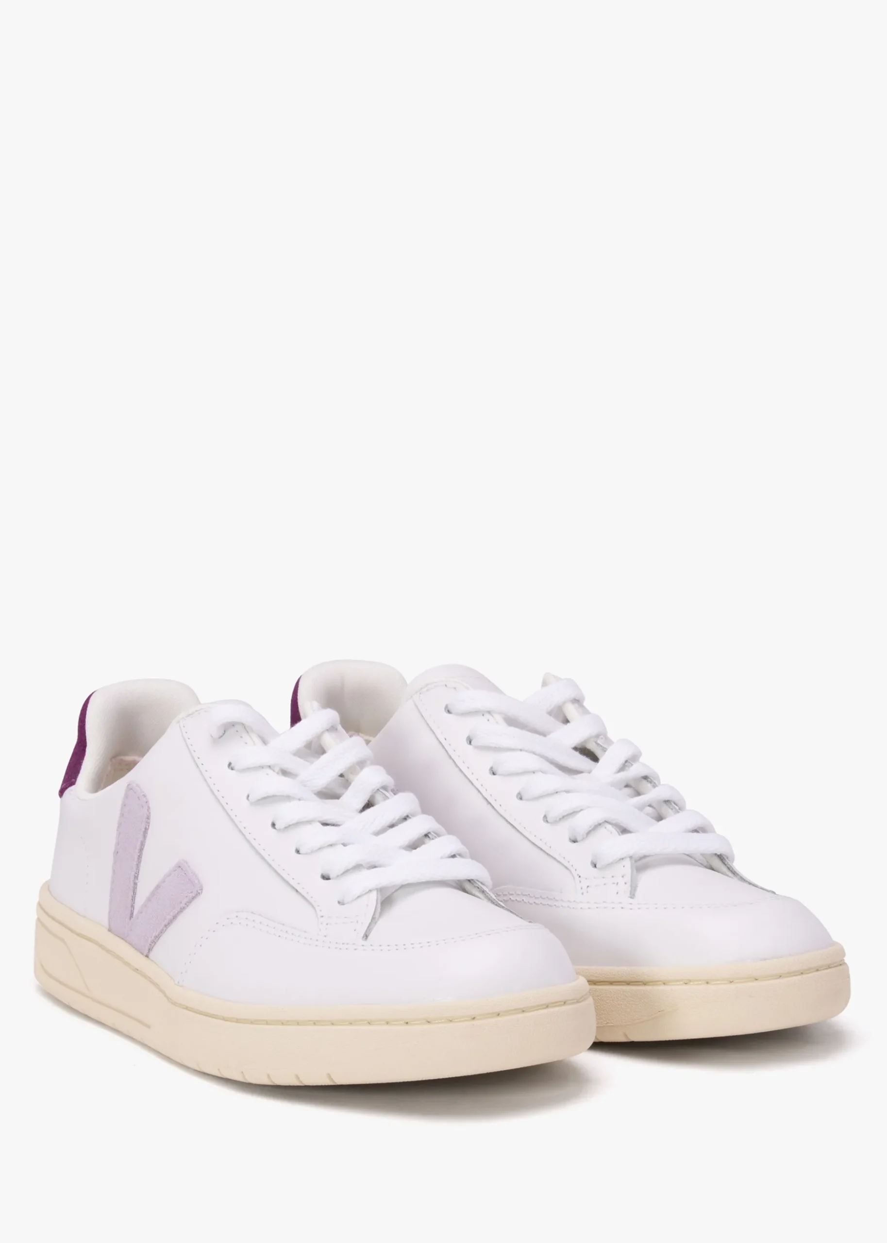V-12 Leather Extra White Parma Magenta Trainers