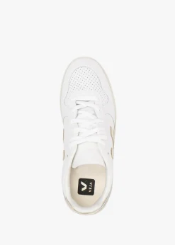 V-10 Leather Extra White Platine Trainers