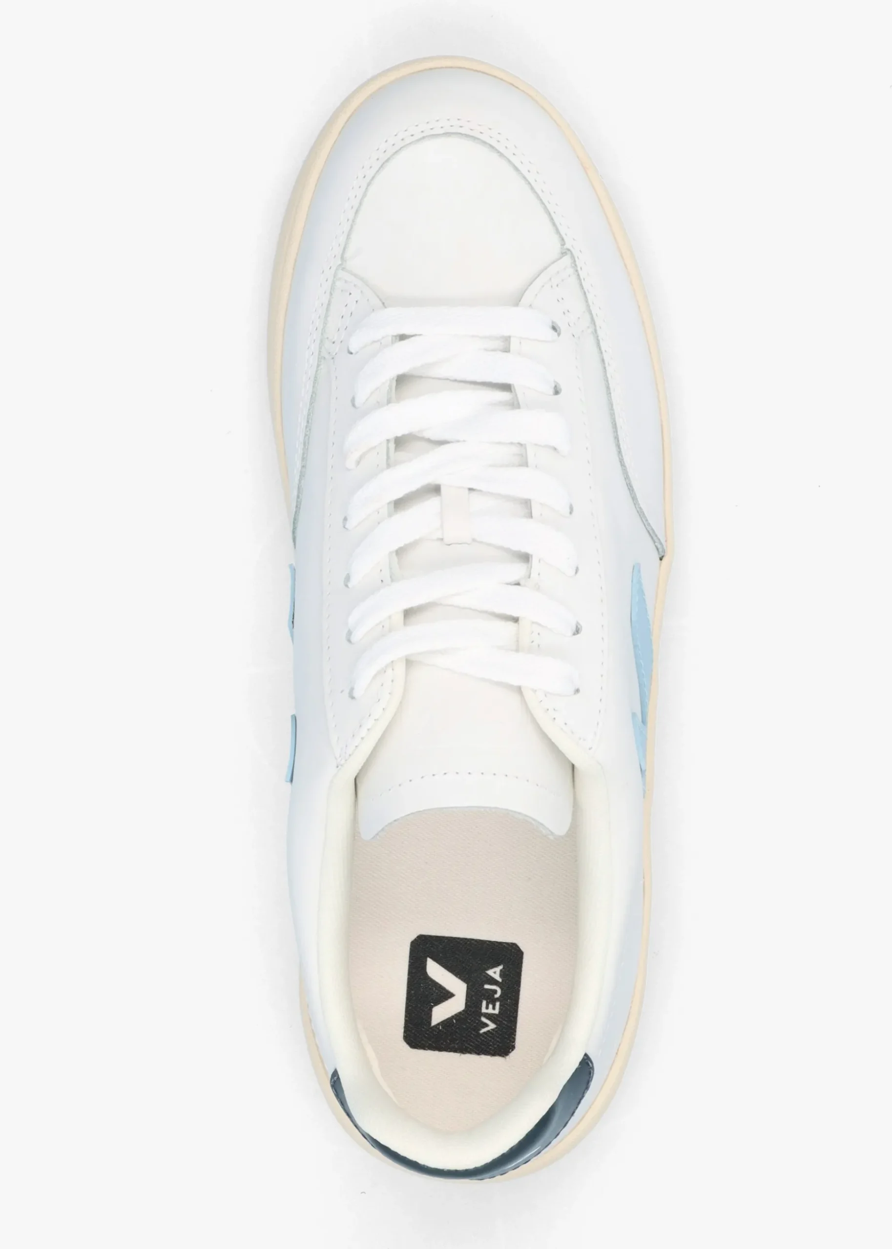 V-12 Leather Extra White Steel Nautico Trainers