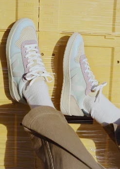 V-10 Suede Jade White Multico Trainers