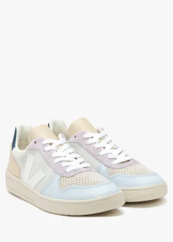 V-10 Suede Jade White Multico Trainers