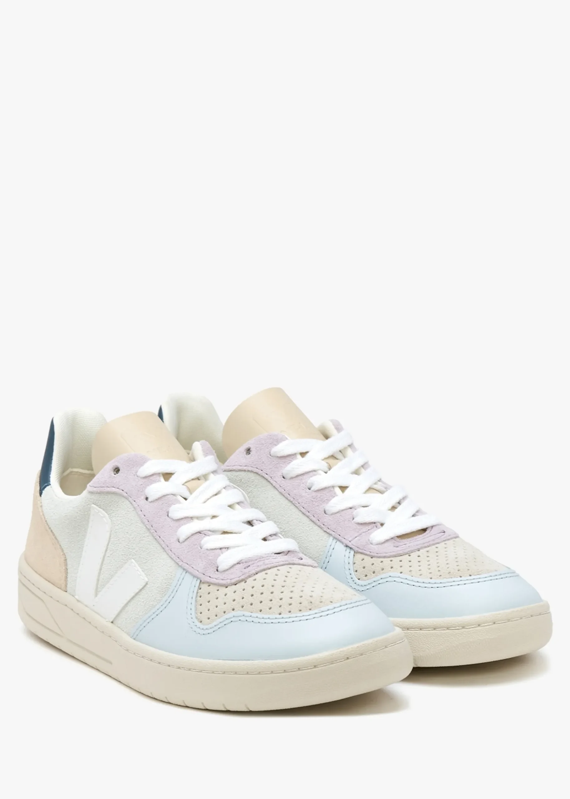 V-10 Suede Jade White Multico Trainers