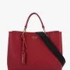 Vino Pebbled Shopper With Pouch