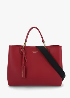 Vino Pebbled Shopper With Pouch