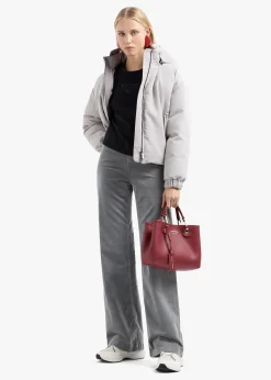 Vino Pebbled Shopper With Pouch