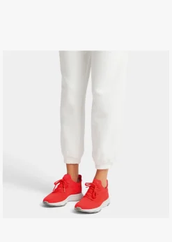 Vitamin FFX Knit Neon Orange Red Trainers