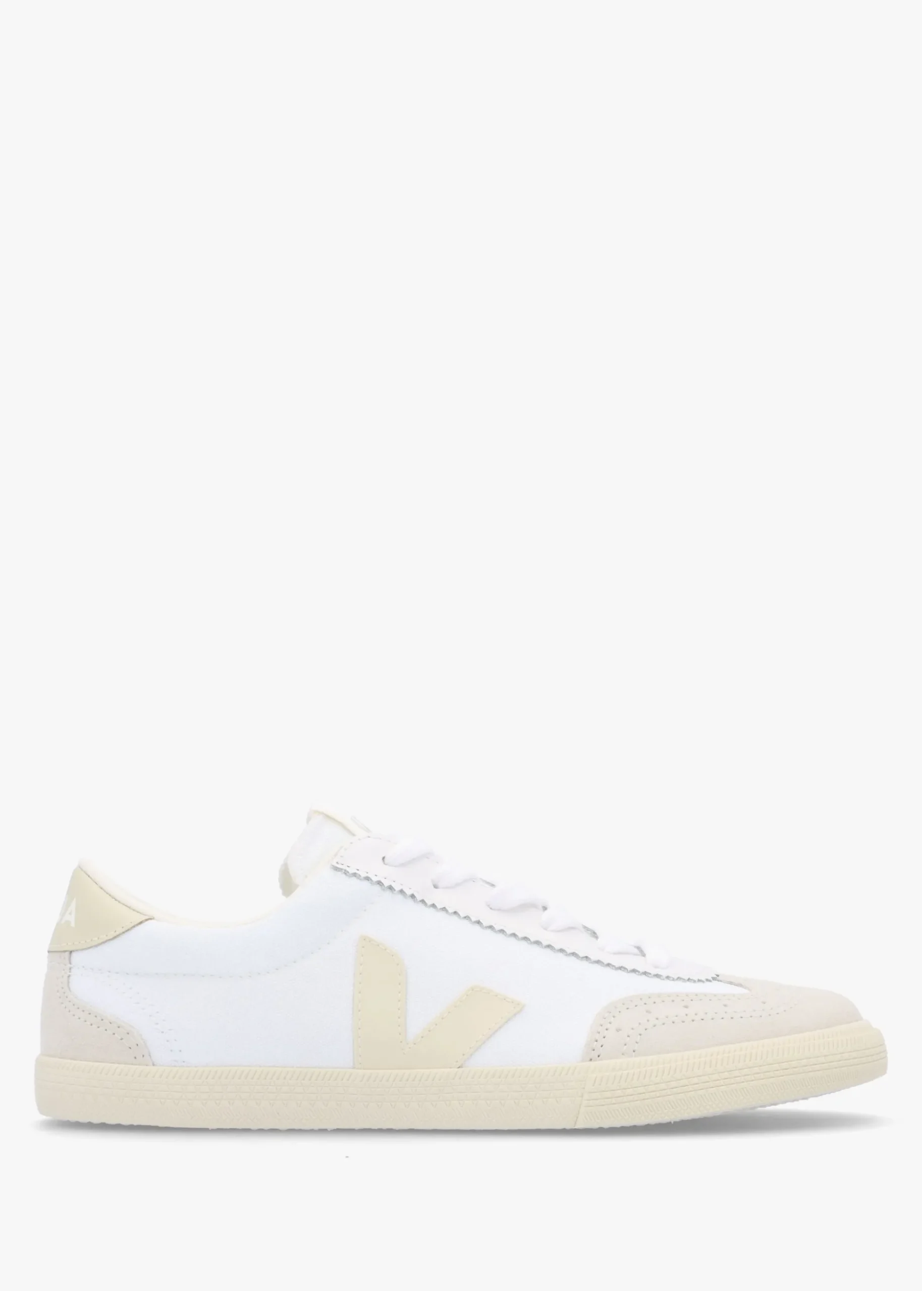 Volley White Pierre Canvas Trainers
