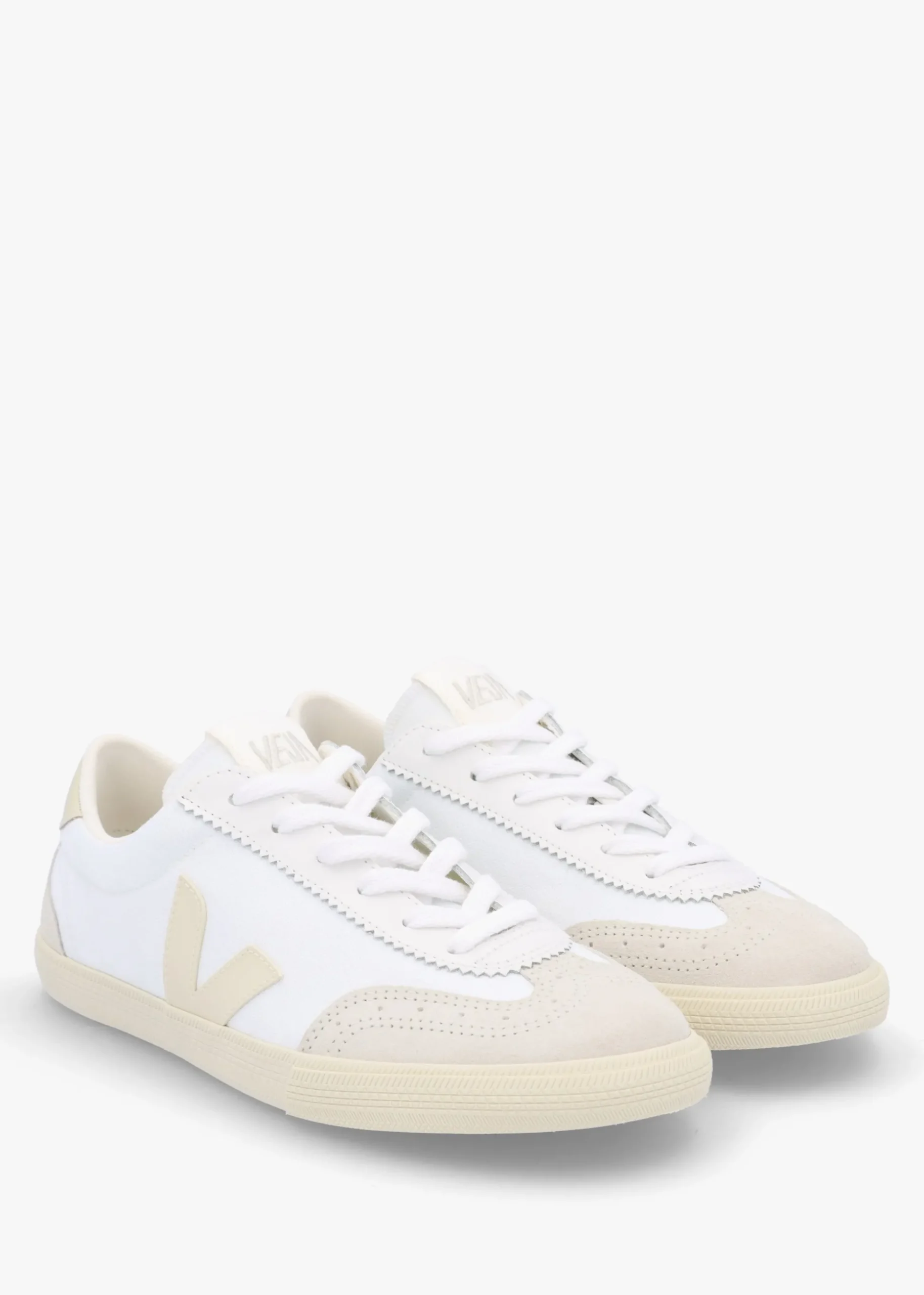 Volley White Pierre Canvas Trainers