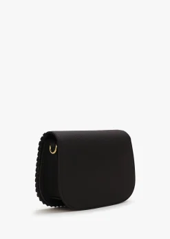 Whipstitch Nero Cross-Body Bag