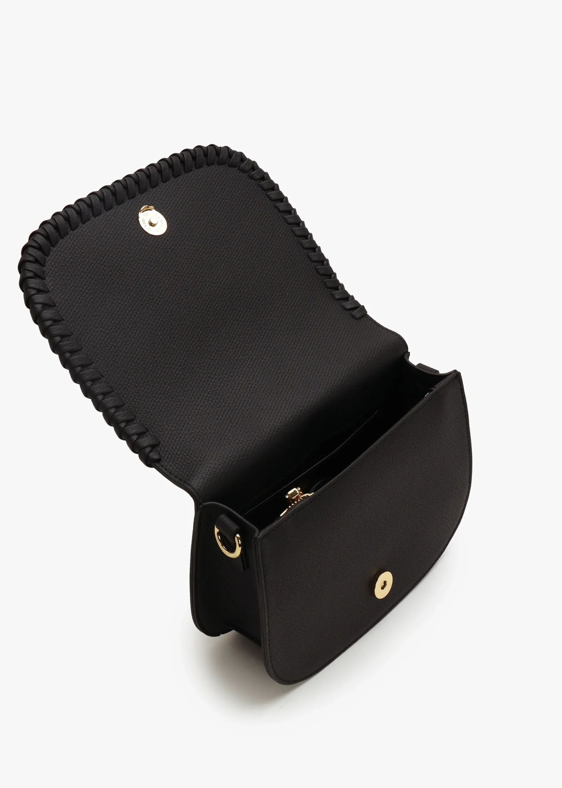 Whipstitch Nero Cross-Body Bag