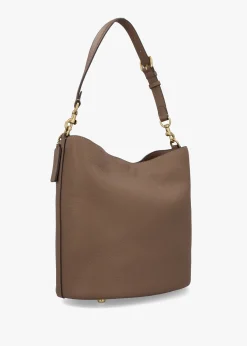 Willow Soft Dark Stone Bucket Bag