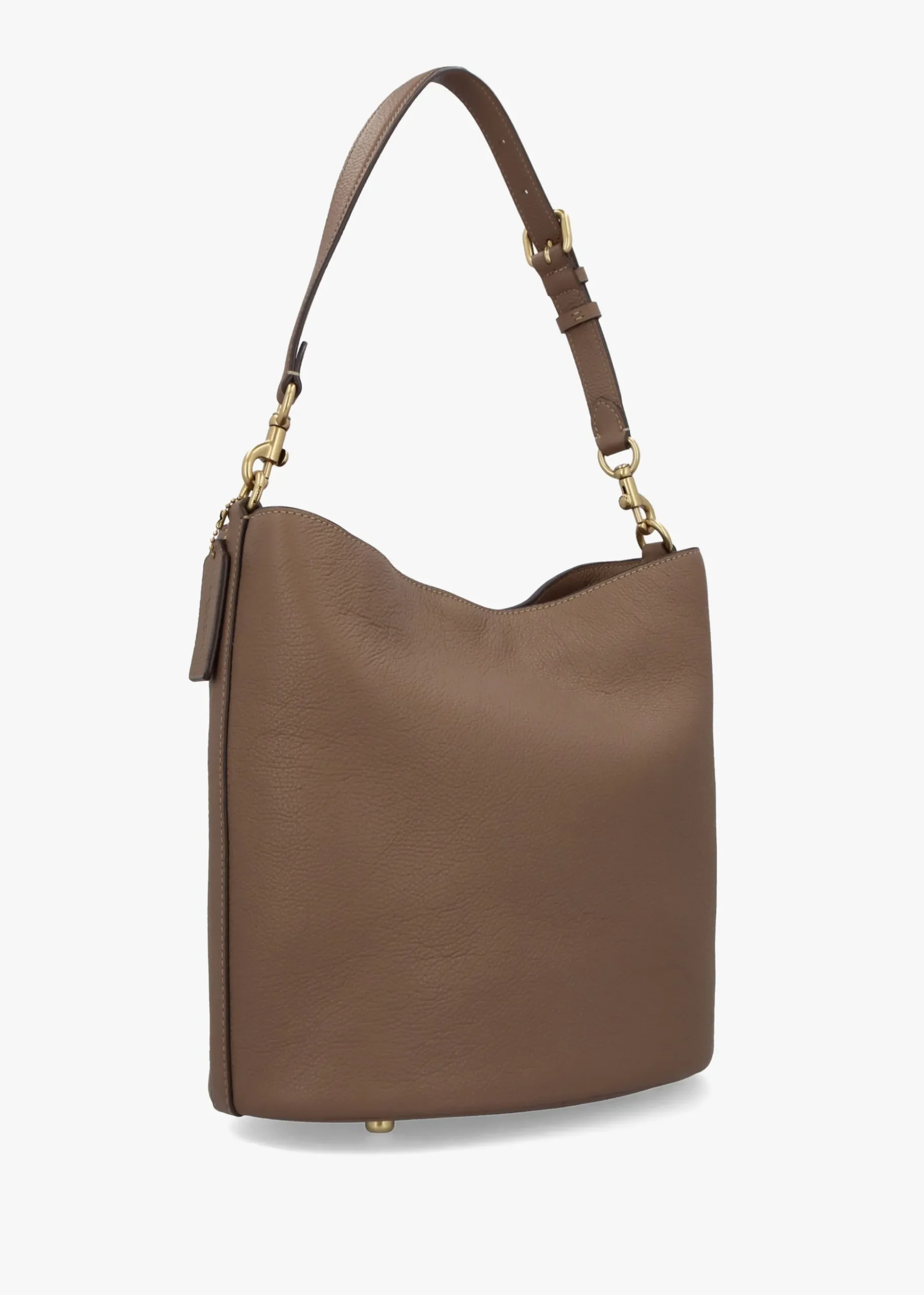 Willow Soft Dark Stone Bucket Bag