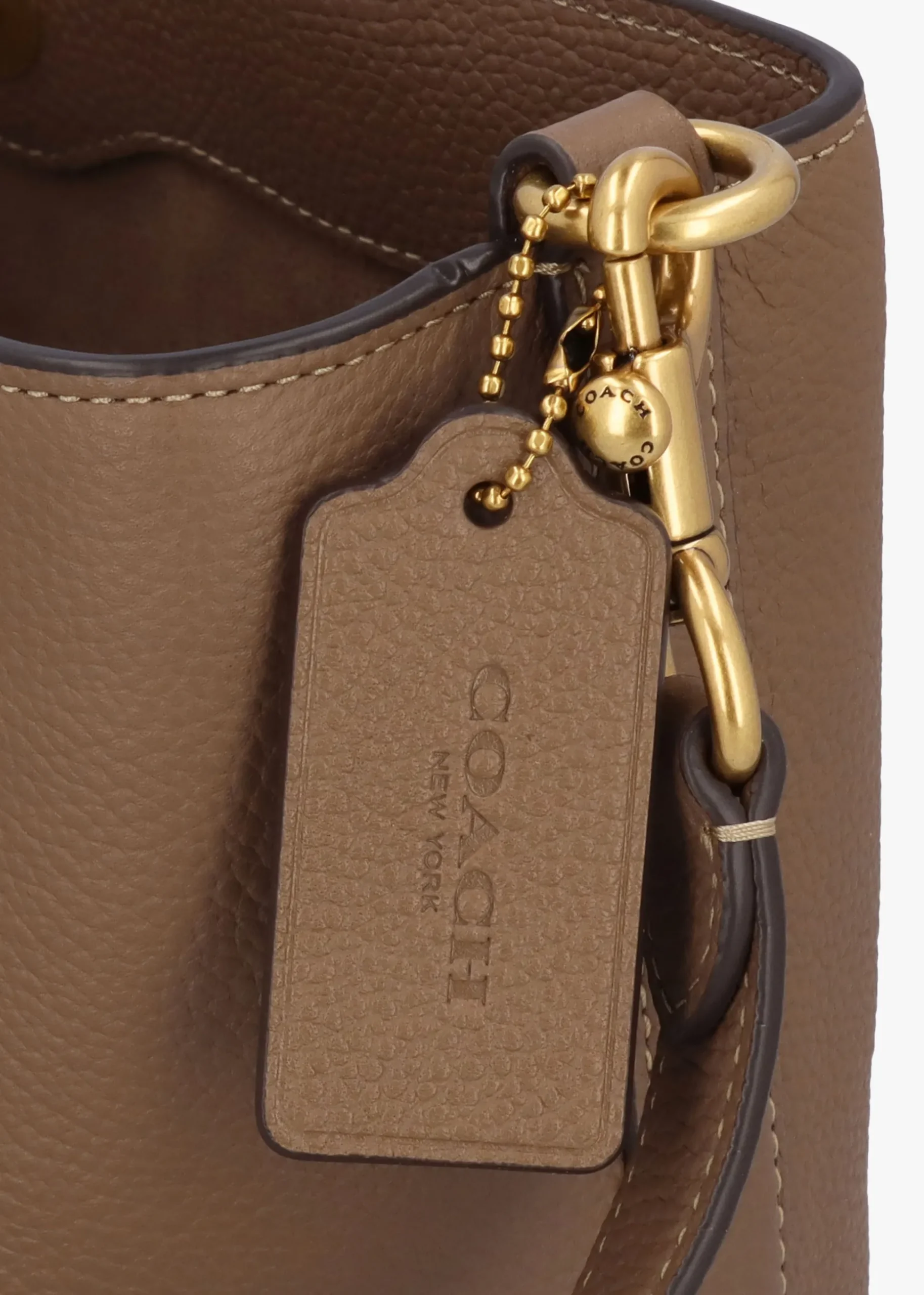 Willow Soft Dark Stone Bucket Bag