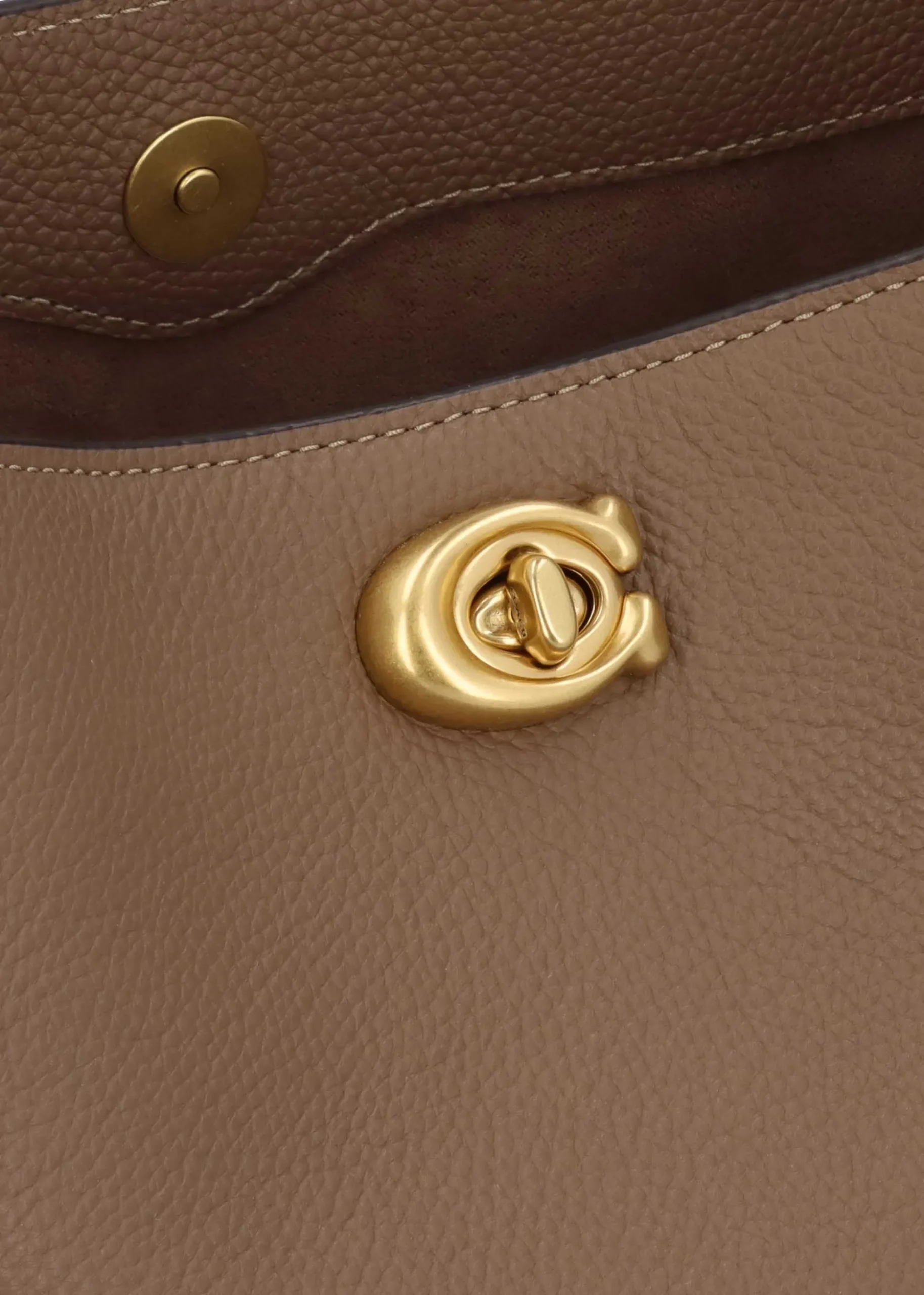 Willow Soft Dark Stone Bucket Bag