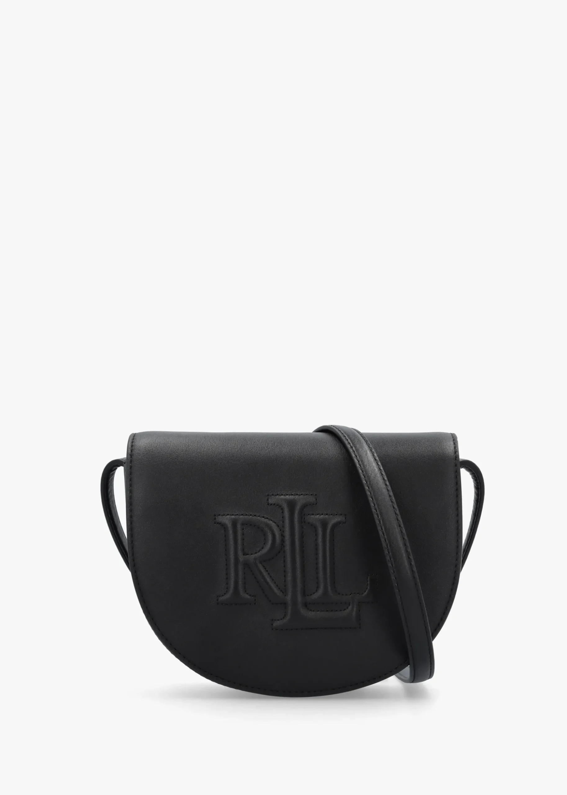 Witley Medium Black Leather Cross-Body Bag