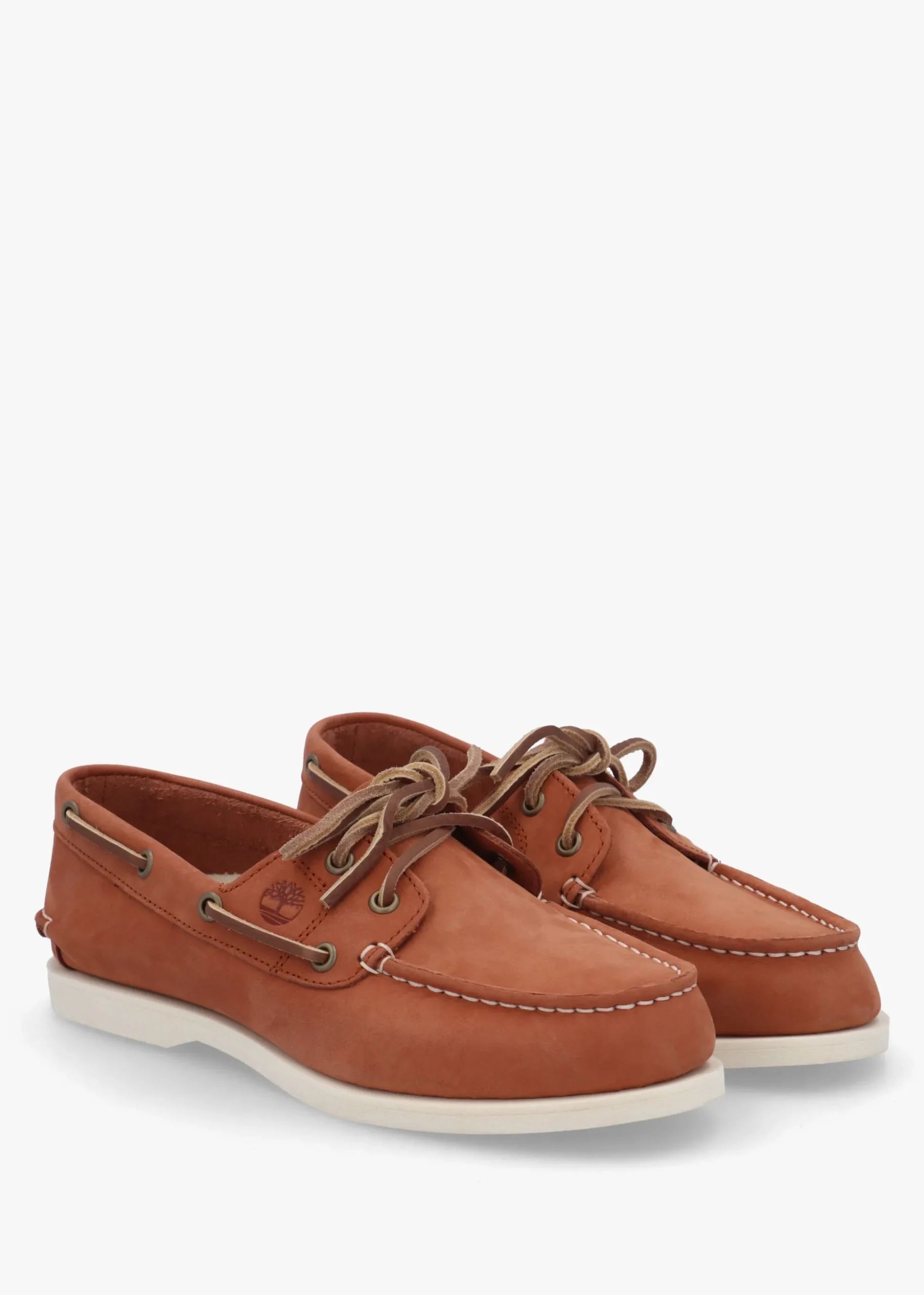 Women’s Classic Rust Nubuck Leather Boat Shoes