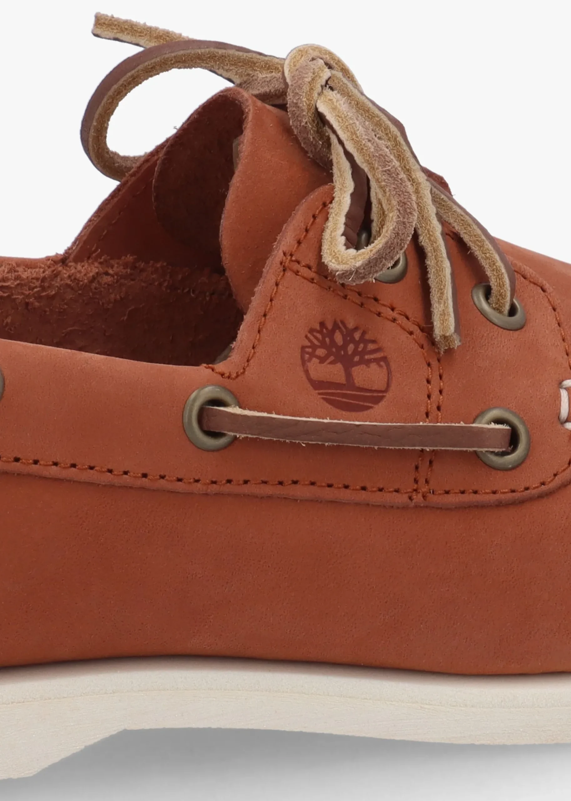 Women’s Classic Rust Nubuck Leather Boat Shoes