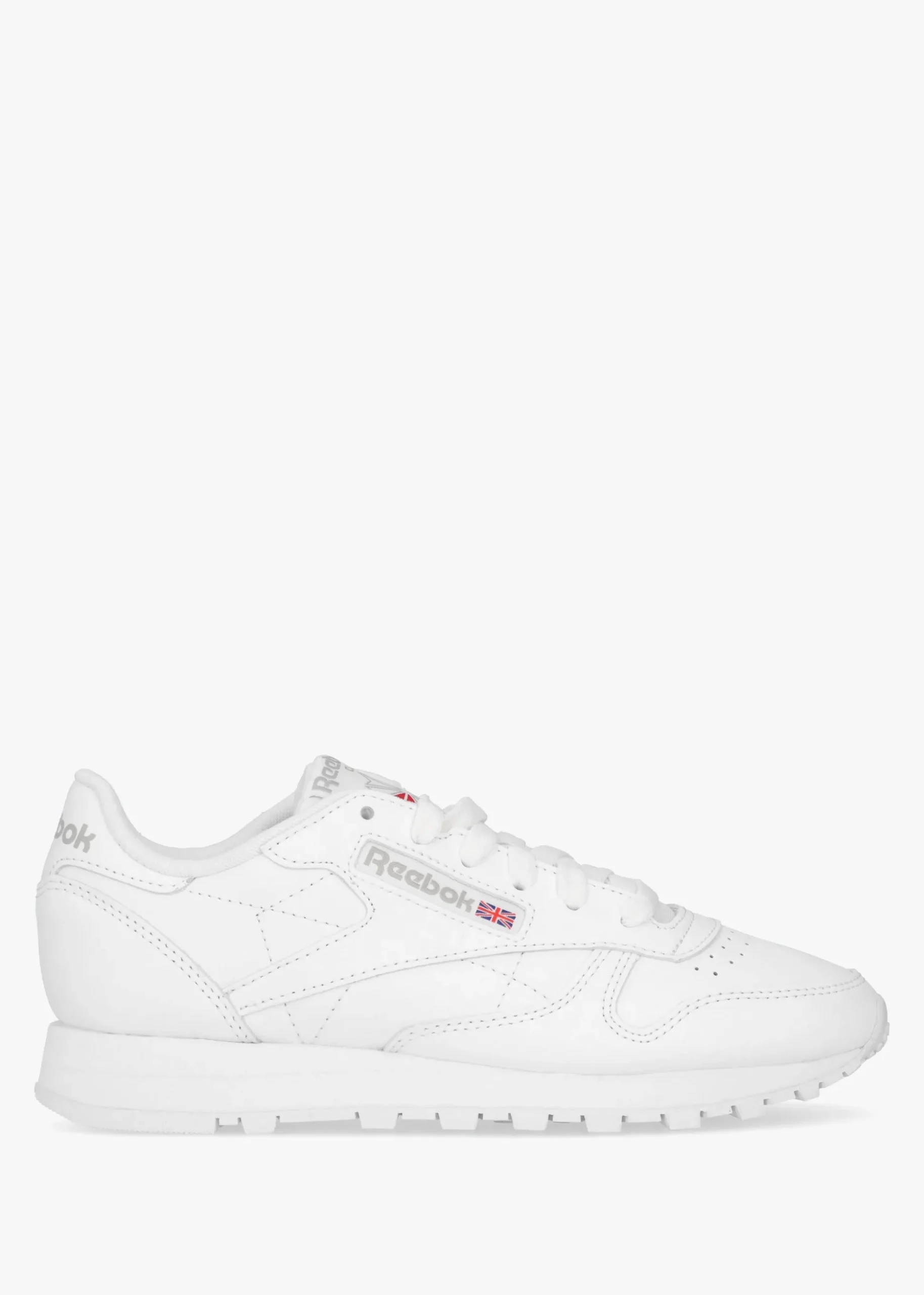 Women's Classic White Leather Trainers