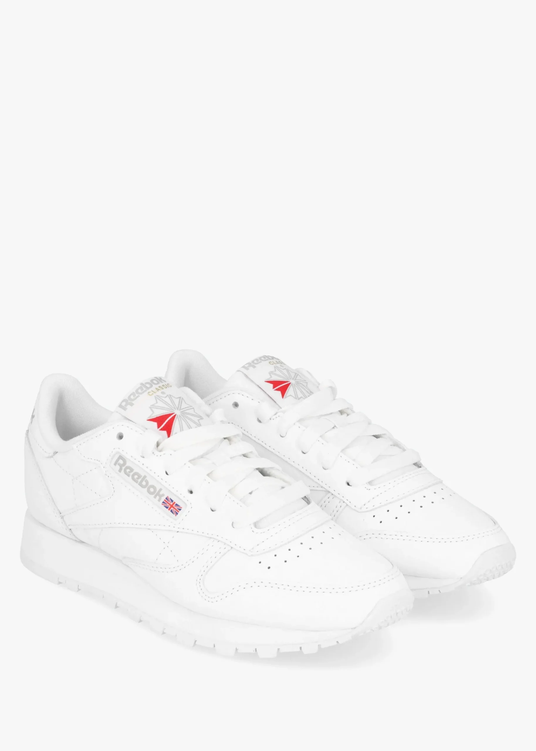 Women's Classic White Leather Trainers